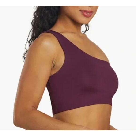 New Girlfriend Collective Women's Bianca Athletic One Shoulder Sports Bra Gym - Picture 3 of 9